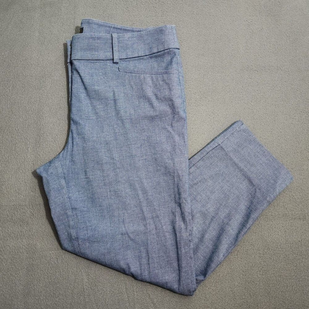 LOFT Women 10 Blue Mid Rise Marisa The Riviera Pants